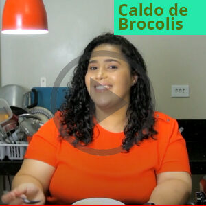 caldo de brócolis