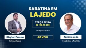 Sabatina com Antônio João
